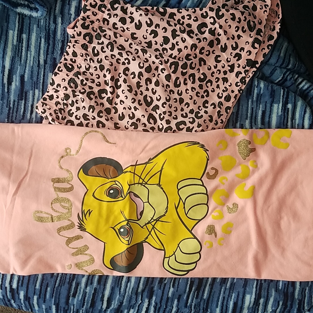 Short sleeve disney pjs